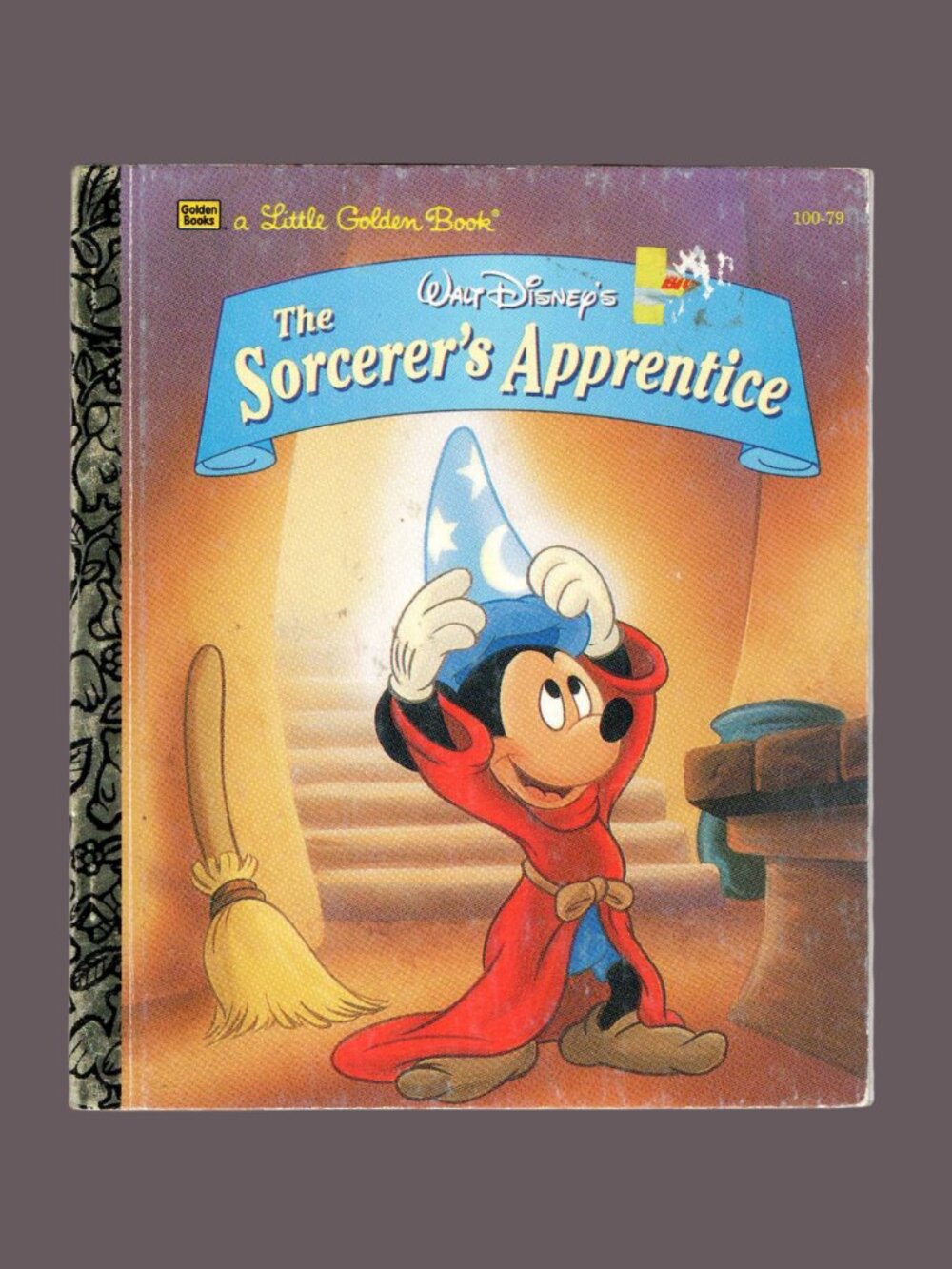 Disney's The Sorcerer's Apprentice Vintage Little Golden Book